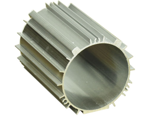 铝合金水冷电机壳6063T5/6061T6大截面铝型材机壳铝合金电机壳