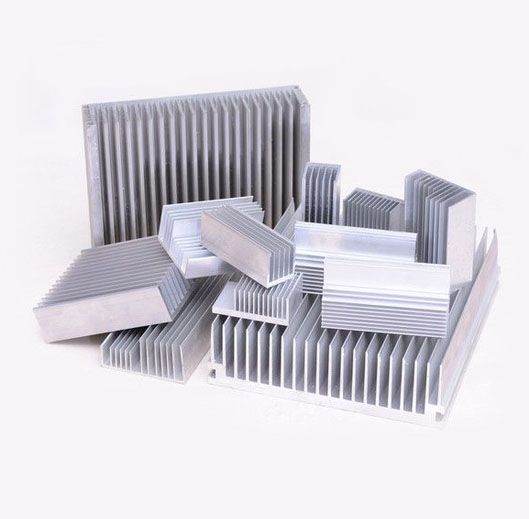 工业铝型材散热片铝材散热器6063T5/6061T6大截面铝型材散热器