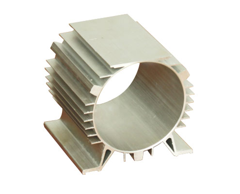 铝合金型材电机壳风冷铝合金壳体6063T5/6061T6挤压铝合金电机外壳