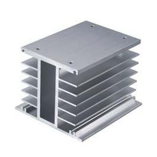 铝制散热器6063T5/6061T6铝合金散热器片电机外壳大截面铝型材散热器